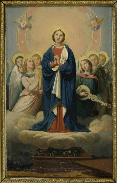 The Assumption Of The Virgin by Жан-Луи Безар, 1836 — digital art print download