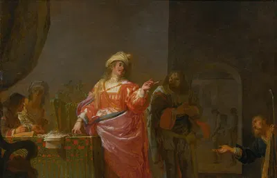 Parable Of The Laborers In The Vineyard by Nicolaus Knüpfer — digital art print download