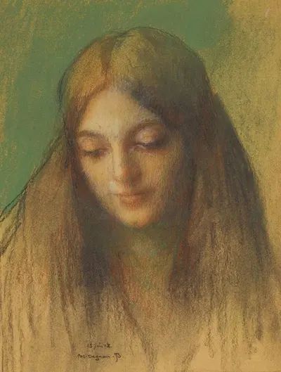 Madonna (Study For consolatrix Afflictorum) by Паскаль-Адольф-Жан Даньян-Бувере, 1898 — digital art print download