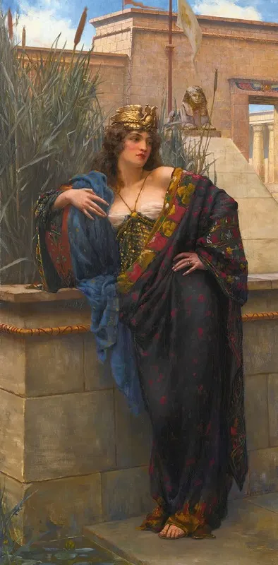 Pharaoh's Daughter by Reginald Arthur, 1896 — digital art print download