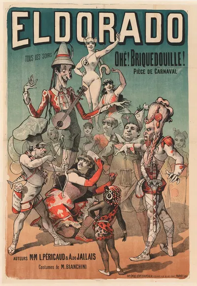 Eldorado. Ohé! Briquedouille! Pièce de Carnaval by Имп. Эмиль Леви, 1884 — digital art print download