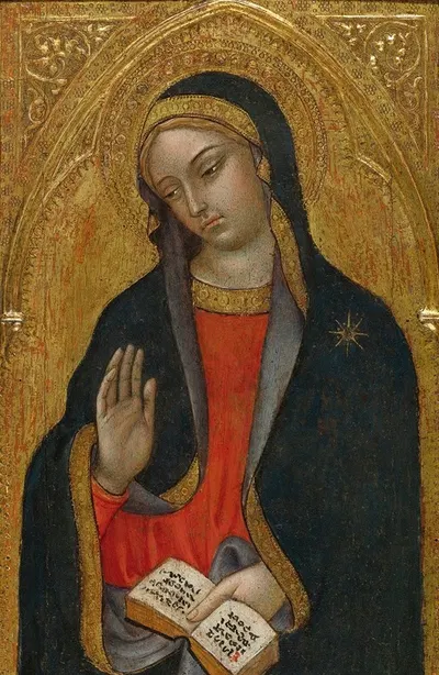 The Virgin Annunciate by Taddeo di Bartolo — digital art print download