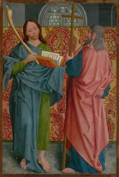 Saints James the Lesser and Philip by The Master of the Holy Kinship — digital art print download