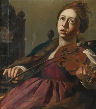 Saint Cecilia by Ваутер Питерсз. Крабет II — digital art print download