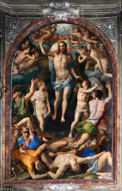 Resurrection Of Christ by Агноло Бронзино — digital art print download