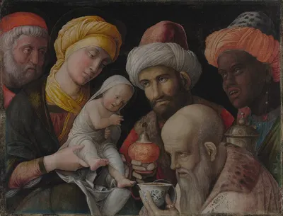 Adoration Of The Magi by Андреа Мантенья — digital art print download