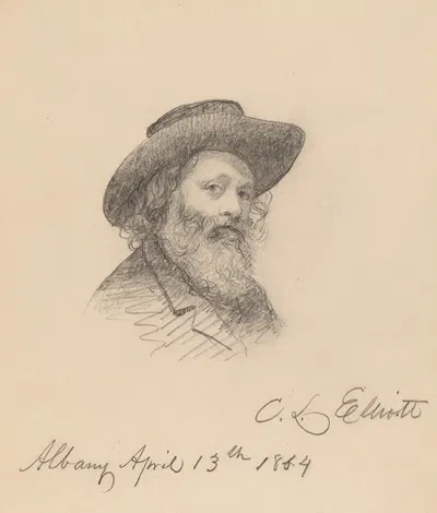 Portrait of the Artist Asa W. Twitchell by Чарльз Лоринг Эллиот, 1864 — digital art print download