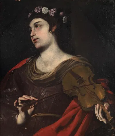 Saint Cecilia by Andrea Vaccaro — digital art print download