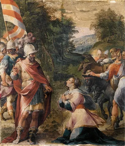 David And Abigail by Avanzino Nucci — digital art print download