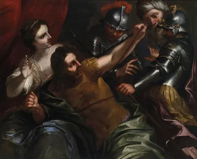 Samson And Delilah by Bartolomeo Biscaino — digital art print download