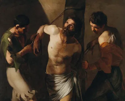 The Martyrdom Of Saint Bartholomew by Bartolomeo Manfredi — digital art print download