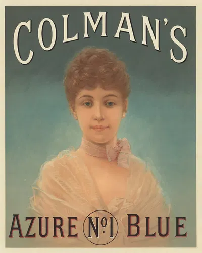 Colman's azure blue. N°1 by Имп. Ф. Шампеноа, 1900 — digital art print download