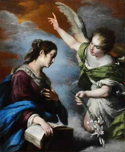 The Annunciation by Бернардо Строцци — digital art print download