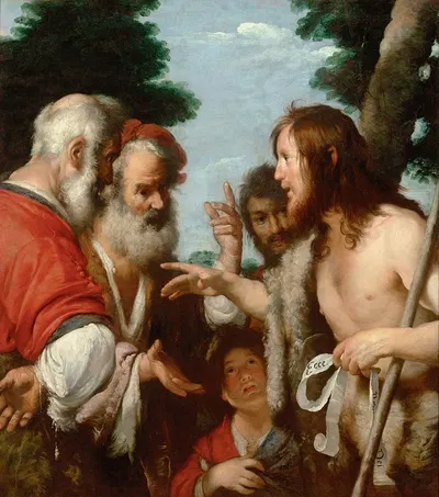 The Sermon Of St. John The Baptist by Bernardo Strozzi — digital art print download