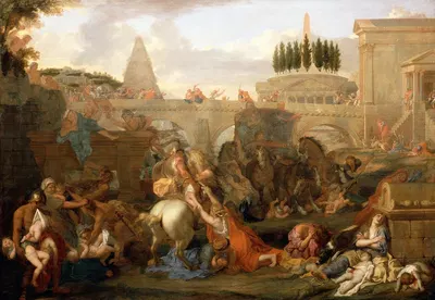 The Massacre Of The Innocents by Шарль Лебрюн — digital art print download