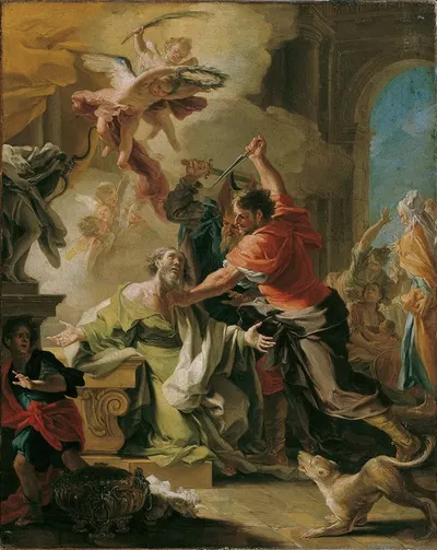 Martyrium Des Heiligen Prokop by Domenico Antonio Vaccaro, 1741-1747 — digital art print download