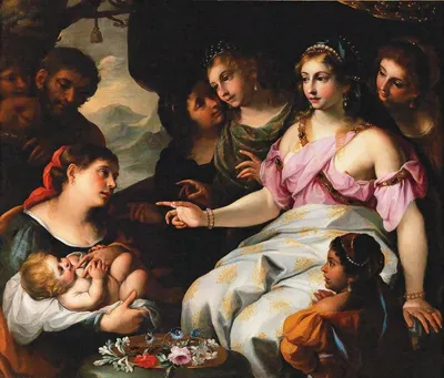 The Finding Of Moses by Elisabetta Sirani — digital art print download