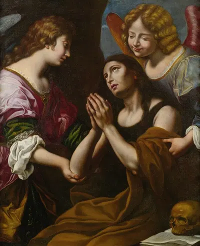 The Penitent magdalene by Флорентийская школа — digital art print download