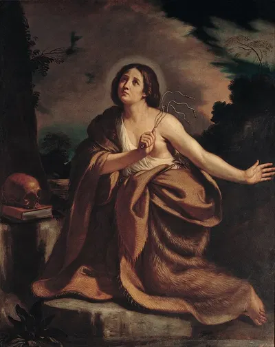 Penitent Magdalene by Guercino — digital art print download