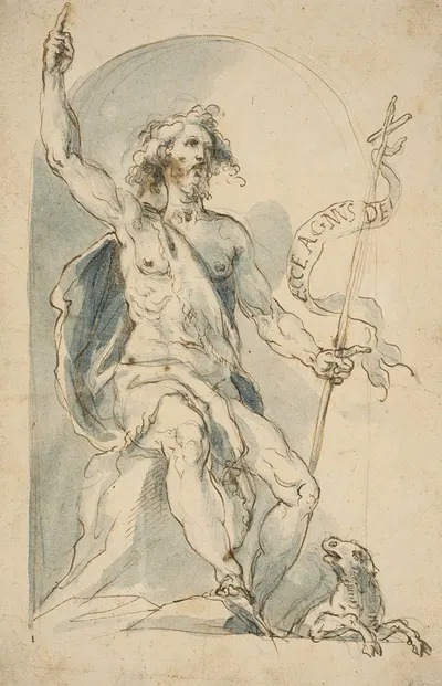St John the Baptist by Cherubino Alberti, 1597 – 1601 — digital art print download