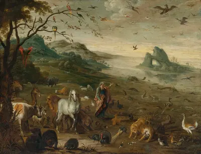 God Creating The Animals Of The World by Isaac Van Oosten — digital art print download