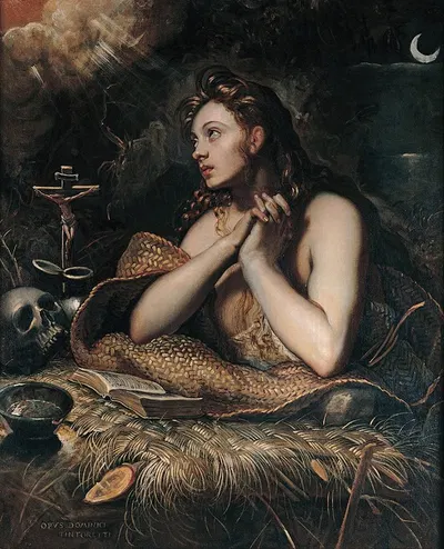 Penitent Magdalene by Jacopo Tintoretto — digital art print download