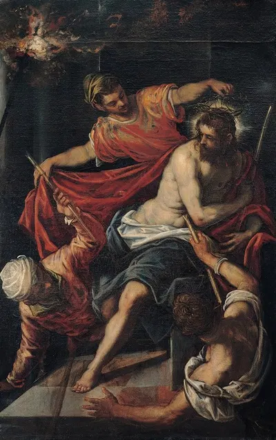 The Flagellation by Якопо Тинторетто — digital art print download