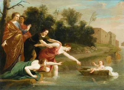 The Finding Of Moses by Жак Стелла — digital art print download