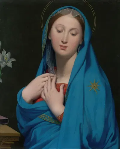 Virgin Of The Adoption by Жан Огюст Доминик Энгр — digital art print download