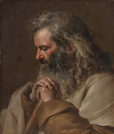 A Male Saint by Жан-Жак де Буассье, 1781 — digital art print download