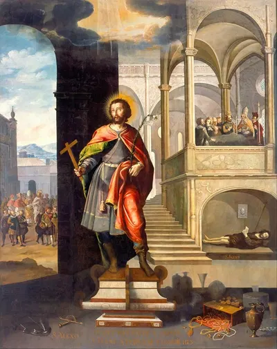 Saint Alexius by José Juárez, 1653 — digital art print download