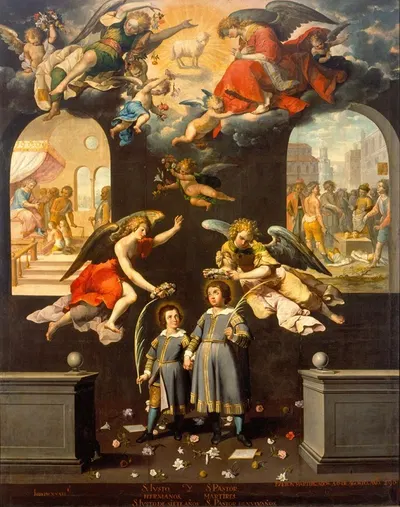 Saint Justus And Saint Pastor by José Juárez — digital art print download