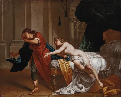 Joseph And Potiphar's Wife by Lazzaro Baldi — digital art print download