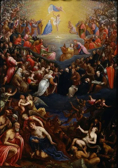 The Last Judgement by Леандро Бассано — digital art print download