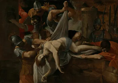 St. Sebastian Thrown Into The Cloaca Maxima by Лудовико Караччи — digital art print download