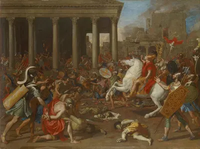 The Conquest Of Jerusalem By Emperor Titus by Николя Пуссен — digital art print download