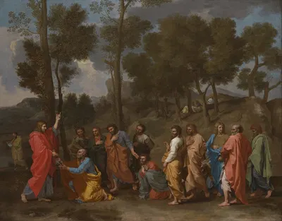 The Sacrament Of Ordination (Christ Presenting The Keys To Saint Peter) by Николя Пуссен, 1636-1640 — digital art print…