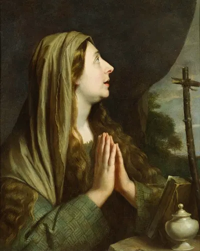 Mary Magdalene by Филипп де Шампен — digital art print download