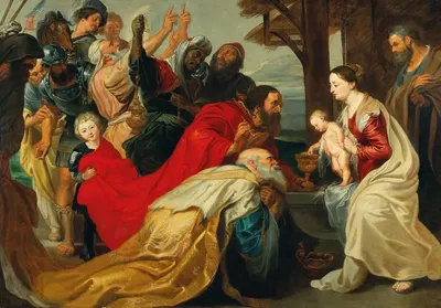 The Adoration Of The Magi by Последователь Питера Паула Рубенса — digital art print download