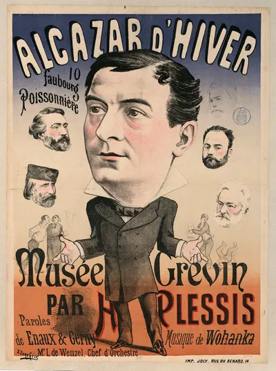 Alcazar d'hiver. Musée Grévin par H. Plessis by Ж. Жоншер, 1890 — digital art print download
