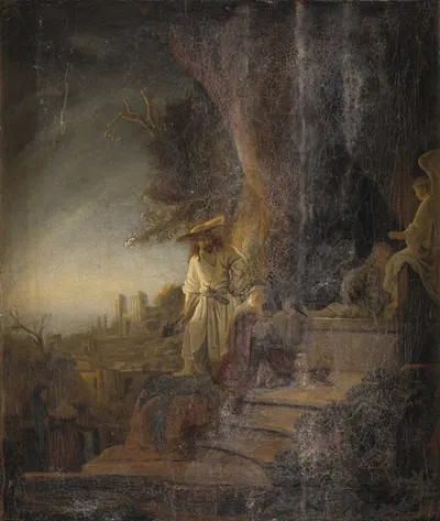 King Ahasuerus Presents Mordecai with his Ring by Aert de Gelder, 1681 – 1684 — digital art print download