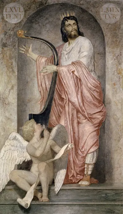 King David by Arnold Böcklin, 1868 — digital art print download