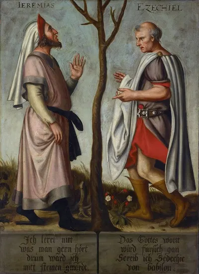 The Prophets Jeremiah and Ezekiel by Бартоломей Зарбург — digital art print download