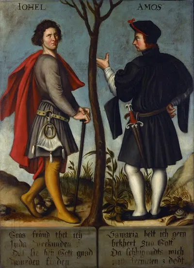 The Prophets Joel and Amos by Бартоломей Зарбург — digital art print download
