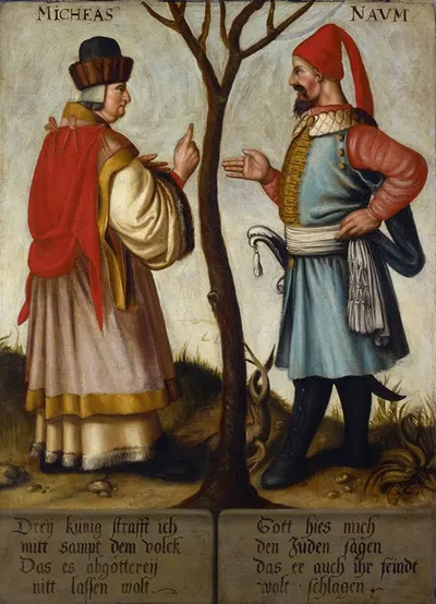 The Prophets Micah and Nahum by Бартоломей Зарбург — digital art print download