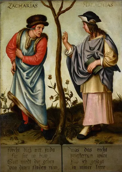 The Prophets Zechariah and Malachi by Бартоломей Зарбург — digital art print download
