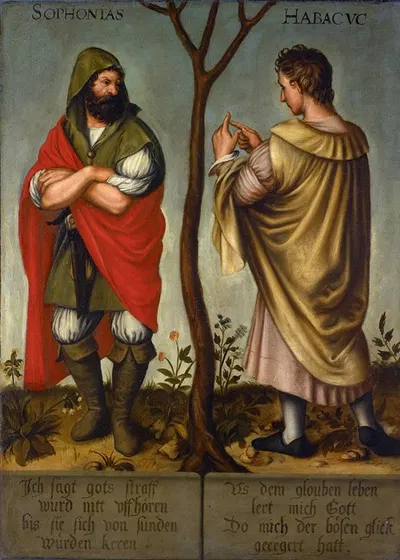 The Prophets Zephaniah and Habakkuk by Бартоломей Зарбург — digital art print download