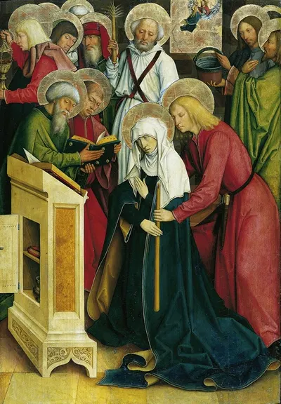 The Death of the Virgin by Bartholomäus Zeitblom — digital art print download