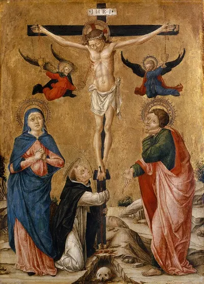 The Crucifixion of Christ by Бартоломео Виварини — digital art print download