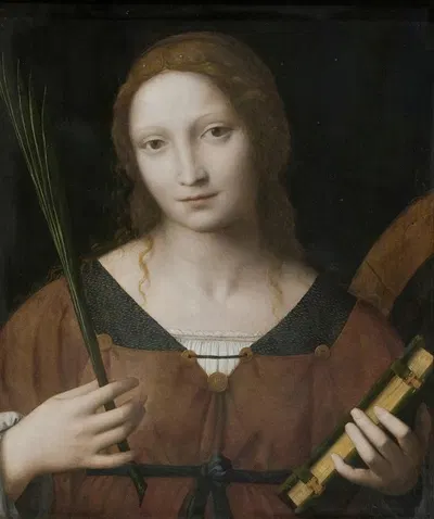 St Catherine of Alexandria by Бернардино Луни, 1495 – 1532 — digital art print download